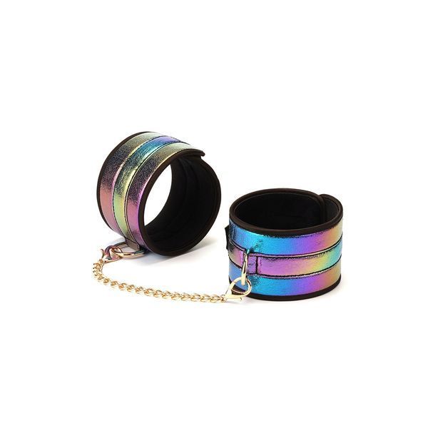 БДСМ-набор Liebe Seele Vivid Rainbow 8 Pieces Set, 8 аксессуаров, экокожа на бархатной основе SO9504 фото