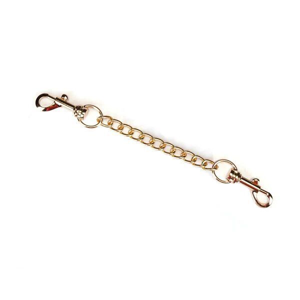 Наручники Liebe Seele Boudoir Amor Wrist Cuffs Black, соединительная цепочка на карабинах SX1669 фото