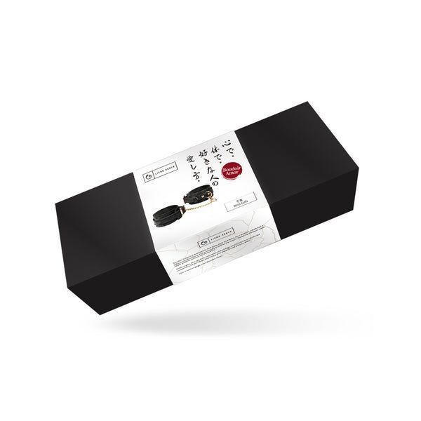 Наручники Liebe Seele Boudoir Amor Wrist Cuffs Black, соединительная цепочка на карабинах SX1669 фото