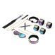 БДСМ-набор Liebe Seele Vivid Rainbow 8 Pieces Set, 8 аксессуаров, экокожа на бархатной основе SO9504 фото 1
