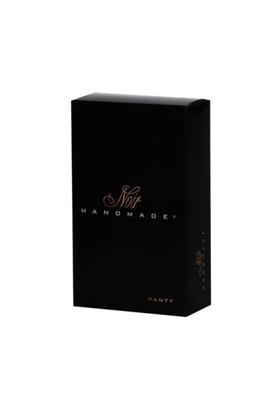 Трусики-стринги Noir Handmade P012 Wild, под латекс, крокодиловый принт, застежки по бокам SX0339 фото