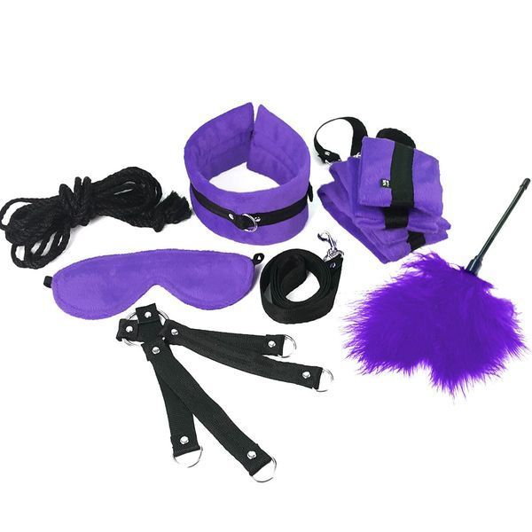 BDSM-набір Art of Sex &ndash; Soft Touch BDSM Set, фіолетовий, 9 предметів SO6600 фото