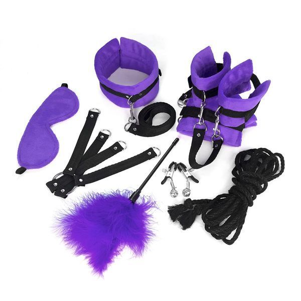 BDSM-набір Art of Sex &ndash; Soft Touch BDSM Set, фіолетовий, 9 предметів SO6600 фото
