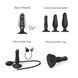 Надувной фаллоимитатор Strap-On-Me INFLATABLE DILDO PLUG - NOIR, шарик внутри, диаметр до 6 см SO7383 фото 2