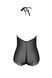 Боді Passion LEAFA BODY black, на зав'язках, м'яка чашка, низ у вигляді шортиків SX0501 фото 4