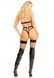 Боді-портупея Leg Avenue Patent Leather Harness Teddy, штучна лакована шкіра SX1721 фото 4