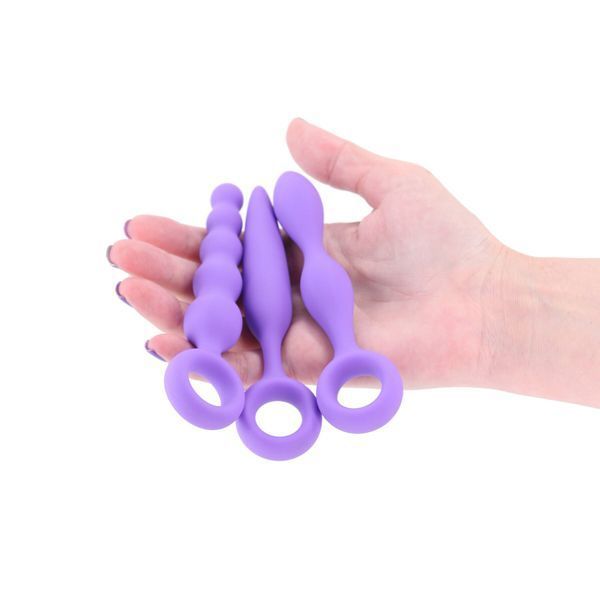 Набор анальных игрушек NS Novelties INYA - Trio Kit - Purple SX4351 фото