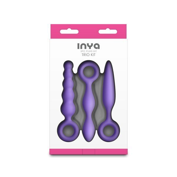 Набор анальных игрушек NS Novelties INYA - Trio Kit - Purple SX4351 фото