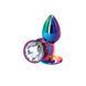 Анальная пробка NS Novelties Rear Assets - Multicolor - Clear SX4359 фото 1