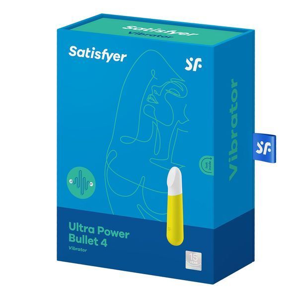 Віброкуля перезаряджувана Satisfyer Ultra Power Bullet 4 Yellow SO5429 фото