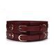 Кожаный пояс для бондажа Liebe Seele Wine Red Waist Cuff, S Size SO9462 фото 1