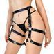 Шкіряні гартери Art of Sex - Melani Leather garters, Чорні  SO8301 фото 2