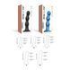 Насадка для страпона Strap-On-Me Dildo Plug Balls Black  SO8991 фото 5