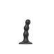 Насадка для страпона Strap-On-Me Dildo Plug Balls Black  SO8991 фото 1