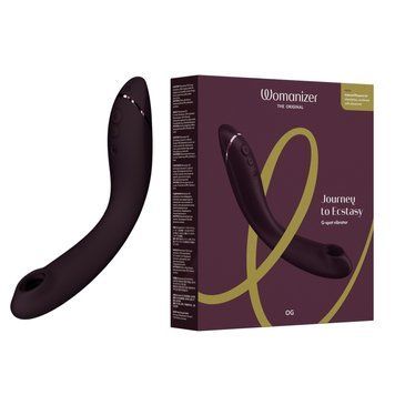 Вібратор для точки G Womanizer OG Aubergine