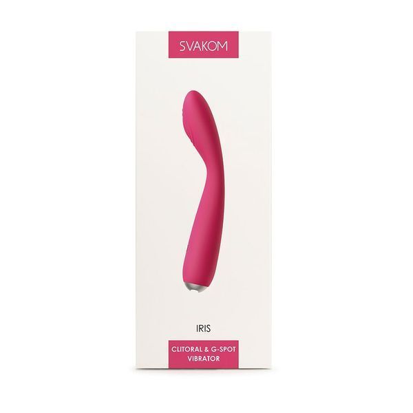 Вибратор для клитора и точки G Svakom Iris Plum Red SO4854 фото