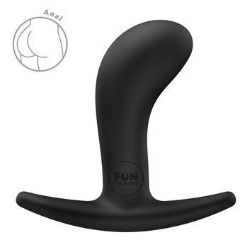 Анальна пробка Fun Factory BOOTIE Black, тонкий обмежувач