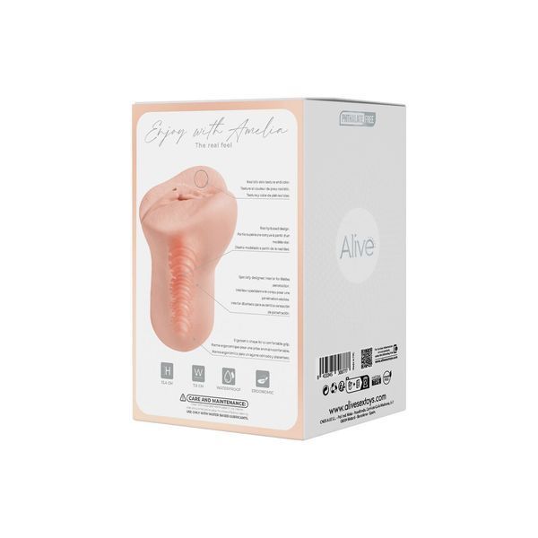 Мастурбатор-вагина Alive Amelia Super Realistic Masturbator S Flesh, реалистичный канал SX1284 фото