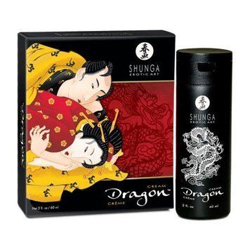 Стимулирующий крем для пар Shunga Dragon Cream (60 мл), эффект тепло-холод и покалывание SO2523 фото