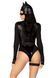 Эротический костюм кошечки Leg Avenue Fierce Feline, боди, пояс с подвязкой, маска кошки SO9227 фото 2