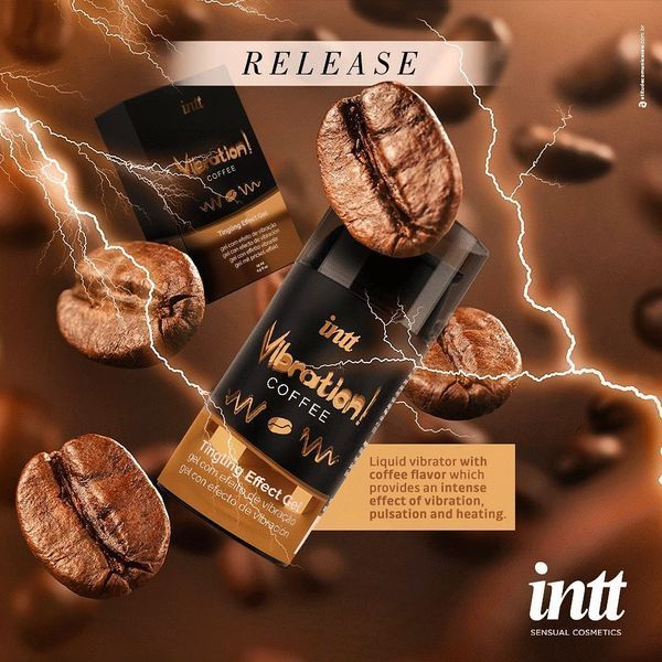 Жидкий вибратор со вкусом кофе Intt Vibration Coffee, 15 мл SO3511 фото