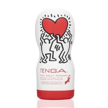Мастурбатор Tenga Keith Haring Deep Throat Cup з вакуумною стимуляцією SO1647 фото
