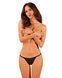 Прозрачные стринги с кружевом Obsessive Celia Noir thong  SO7868 фото 1