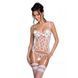 Корсет з підв'язками, стрінги Passion LOVELIA CORSET, white SO4769 фото 1